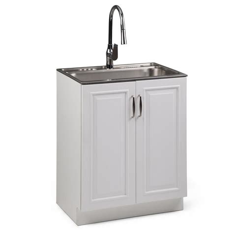 stainless steel utility cabinet with acrylic sink|deep stainless steel utility sink.